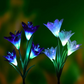 🎄 Solar-Powered  Blooming Lily Flowers Lights