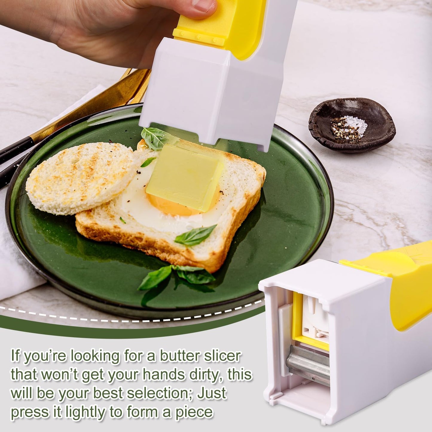 🧈 Transform Your Buttering Game  ✨ Stick Butter Cutter - For Perfect, Mess-Free Slices Every Time!