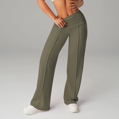 💥50K+ SOLD💕Women's Casual High Waist Wide Leg Pants