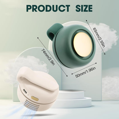 🎁Summer Big Sale-50% OFF⏳Small Whirlwind Clip Waist Neck Fan🌬️❄️