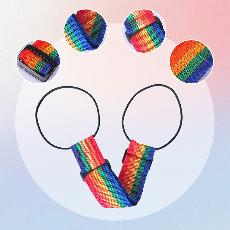 🧳Elastic Luggage Strap (Hands-Free for Travel) – Attach Bags to Suitcase for Airports/Vacations/Business Trips!✈️