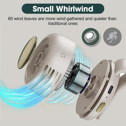❄️💨360° Rotatable Portable Mini Clip-on Fan