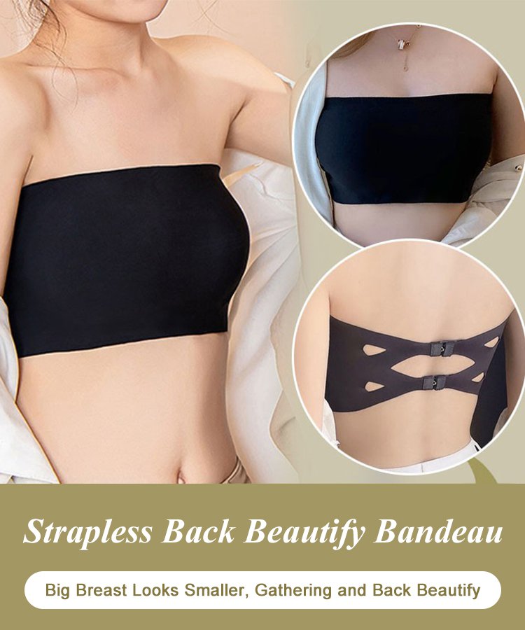 🔥Buy 1 Get 1 Free - Strapless Ice Silk Seamless Anti-Skid Bra
