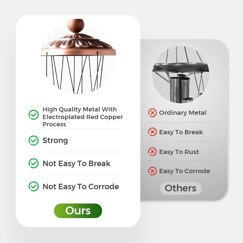 Pure Hand-made Copper Horse Wind Chimes