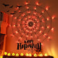 Halloween LED Giant Spider Web Light