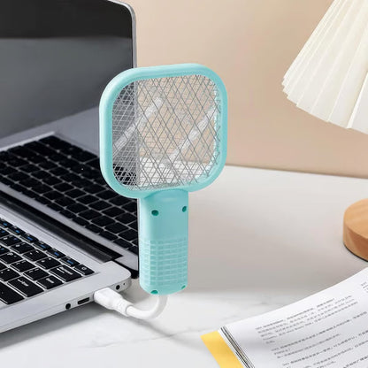 🚫🦟 HOT SALE | 2-in-1 USB Mosquito Swatter & Mosquito Trap Lamp 🦟🚫Mini USB Electric Mosquito Killer Trap