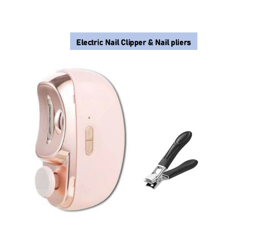 🔥3 in 1 Automatic Electric Nail Clipper with Polishing【Safe and convenient】