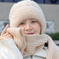 All-in-One Knit Hat & Scarf