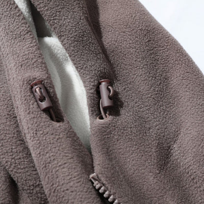 🎄Men's Double-Faced Thick Warm Hooded Jacket
