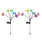 Solar Outdoor Waterproof Butterfly Ground Plug Light