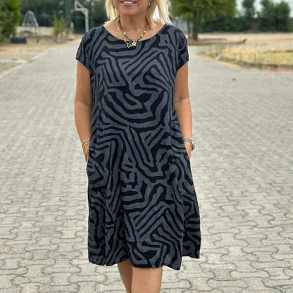 💃2025 New Boho Vintage Casual Printed Dress