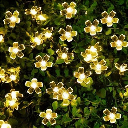 Festival Waterproof LED String Lights for Lawn and Courtyard Decor
