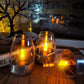 Solar Power Tea Lights Outdoor Flameless Flicker IP65 Waterproof Table Lamp LED Candles with Dusk to Dawn Sensor for Lantern Garden Camping Party Home Decorations Warm Color