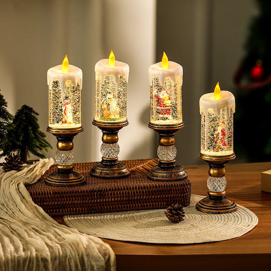 🎁🎅Christmas Candle Night Light🕯️