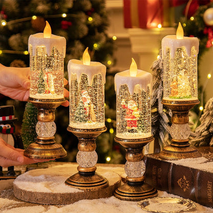 🎁🎅Christmas Candle Night Light🕯️