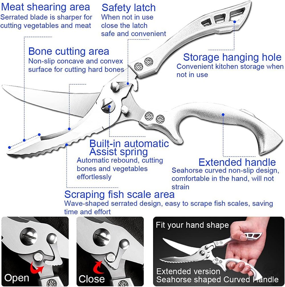 ✂️ Multi-Functional Sharp Shear for Kitchen & Outdoor Use ✨