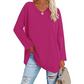 💋Women's Loose Long Sleeve Fashion V-neck Top