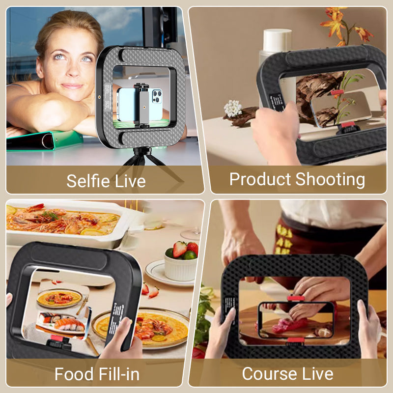 Rechargeable Handheld LED Selfie Fill Light