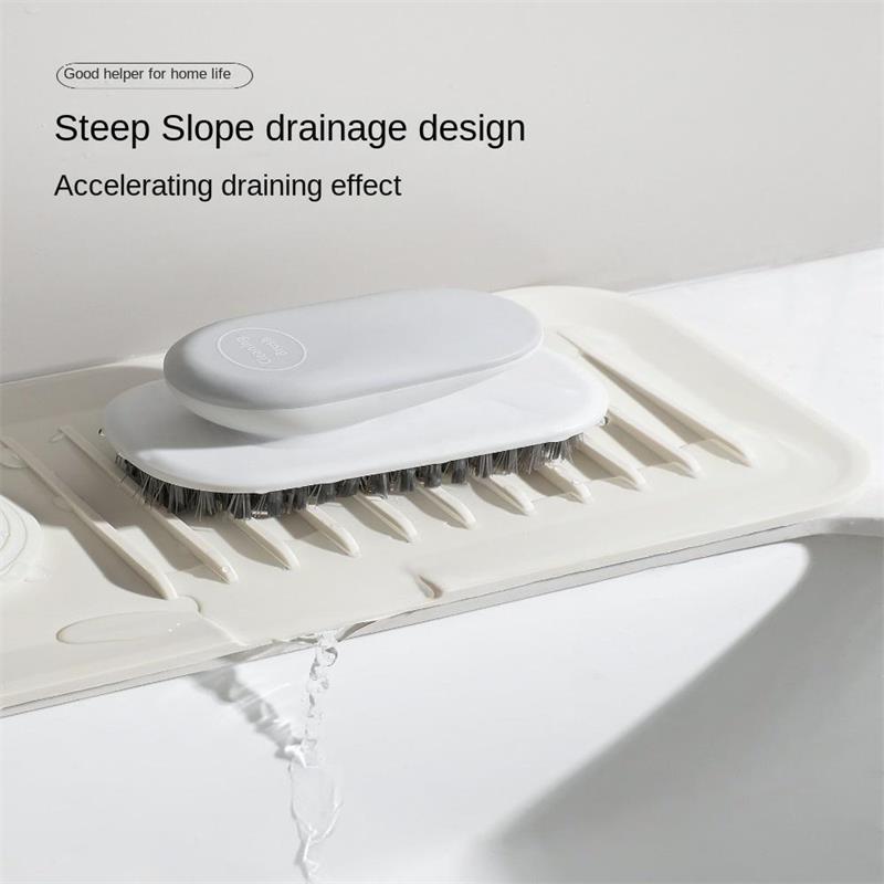 🚰💧 Kitchen Bathroom Faucet Sink Splash Guard Mat – Silicone Drip Catcher, Thickened Waterproof Drain Pad – 2 Sizes ✨