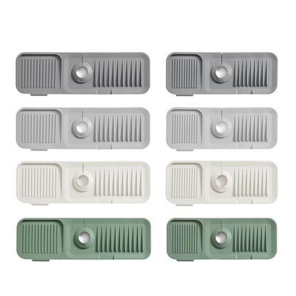 🚰💧 Kitchen Bathroom Faucet Sink Splash Guard Mat – Silicone Drip Catcher, Thickened Waterproof Drain Pad – 2 Sizes ✨