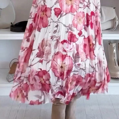 Floral Print Off-Shoulder Top & Maxi Skirt Two-Piece Set