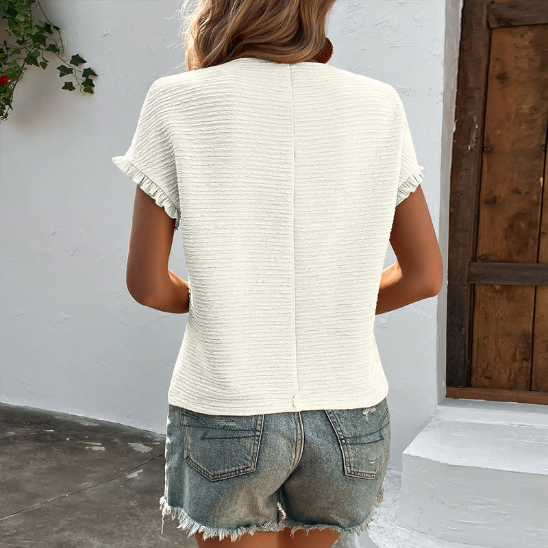 Women's Round Neck Casual Comfort Top