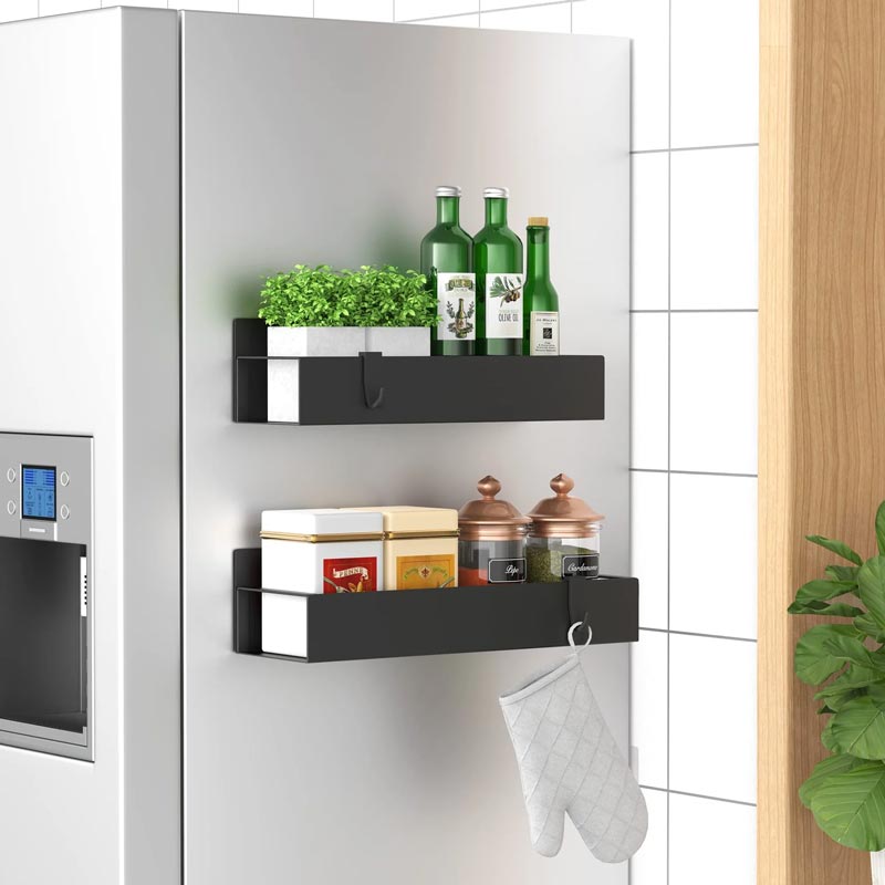💥Punch-free Magnetic Storage Rack Organize —— Space-saving Kitchen Organizer
