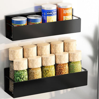 💥Punch-free Magnetic Storage Rack Organize —— Space-saving Kitchen Organizer