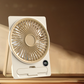 Powerful Breeze Slim Card Fan - 6 Speed, USB Charging and Cell Phone Holder