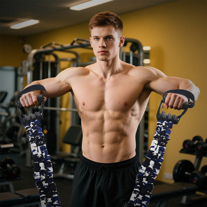 3-Way Natural Latex Resistance Band - Full Body Stretching & Strength Training