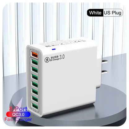 ⚡ 8 USB Charger Ports