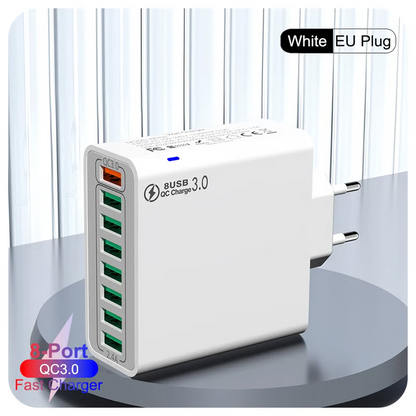 ⚡ 8 USB Charger Ports