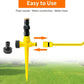 🏡BUY 2 GET 1 FREE✨360° Rotation Auto Irrigation System Garden Lawn Sprinkler Patio