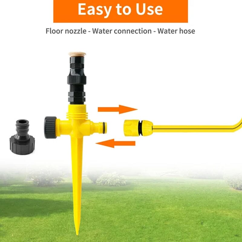 🏡BUY 2 GET 1 FREE✨360° Rotation Auto Irrigation System Garden Lawn Sprinkler Patio