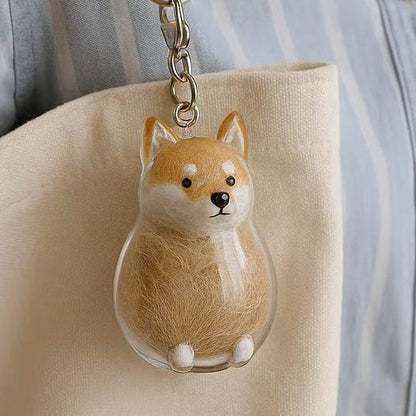 Dog Hair Collector Keychain