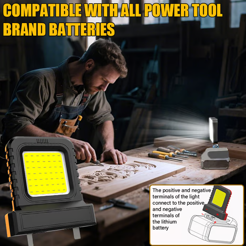 💥Buy 2 Get 1 Free💥Adjustable LED Light for Lithium Battery Tools