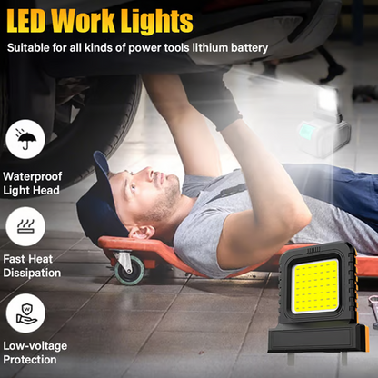 💥Buy 2 Get 1 Free💥Adjustable LED Light for Lithium Battery Tools