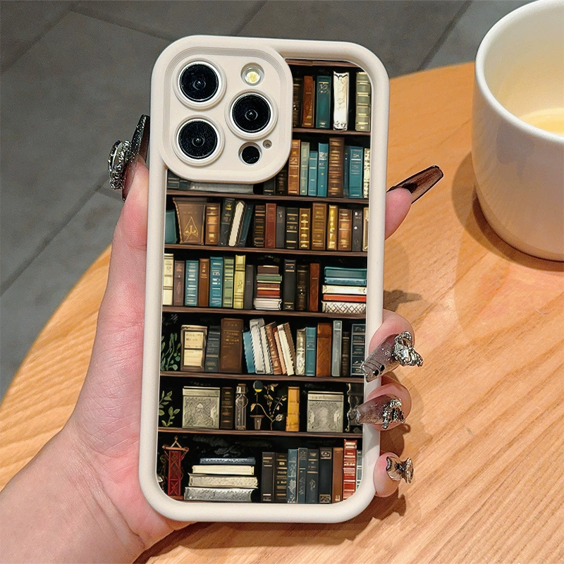 ✨Library Vibes Soft TPU Phone Case📚📱