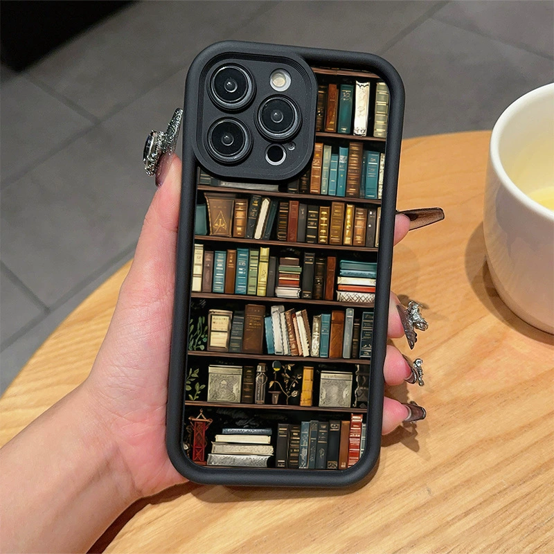 ✨Library Vibes Soft TPU Phone Case📚📱