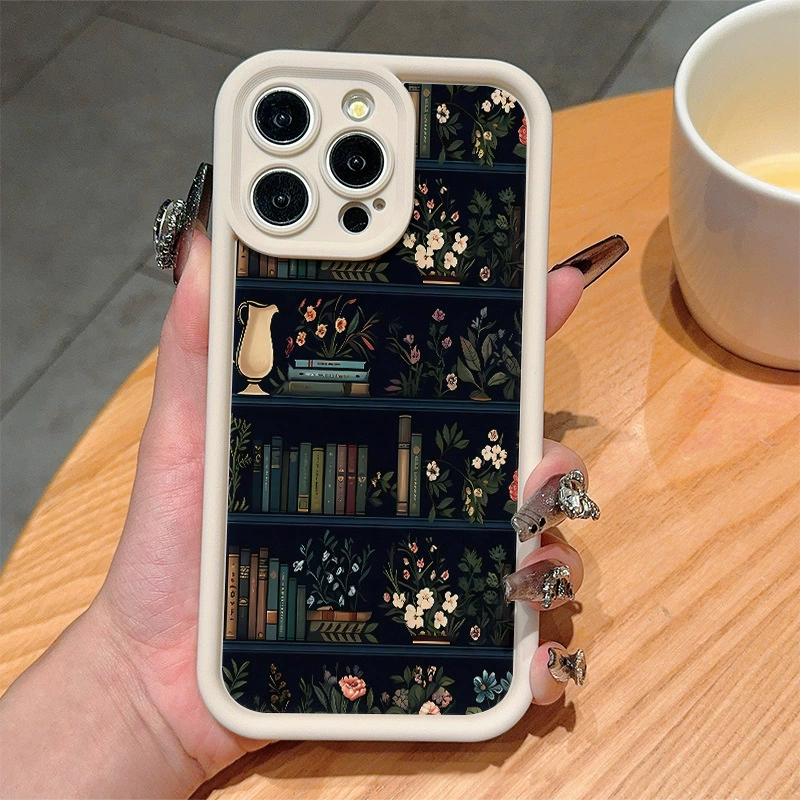 ✨Library Vibes Soft TPU Phone Case📚📱