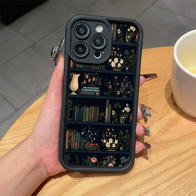 ✨Library Vibes Soft TPU Phone Case📚📱
