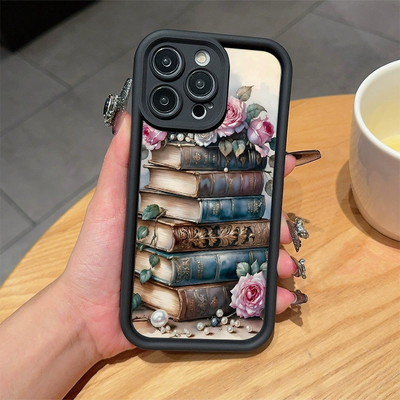 ✨Library Vibes Soft TPU Phone Case📚📱