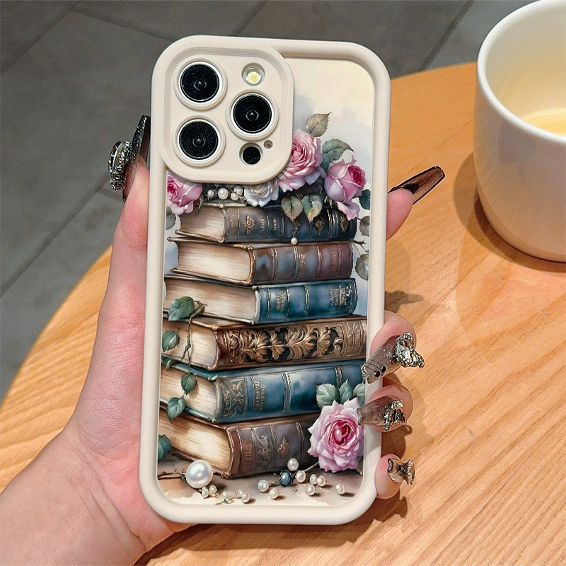 ✨Library Vibes Soft TPU Phone Case📚📱