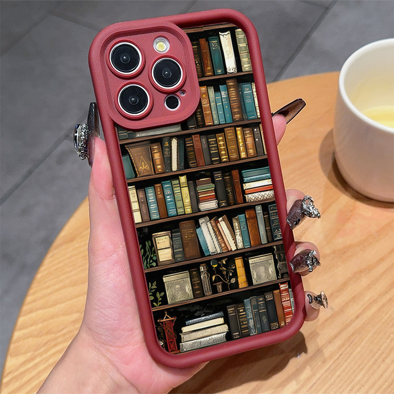 ✨Library Vibes Soft TPU Phone Case📚📱