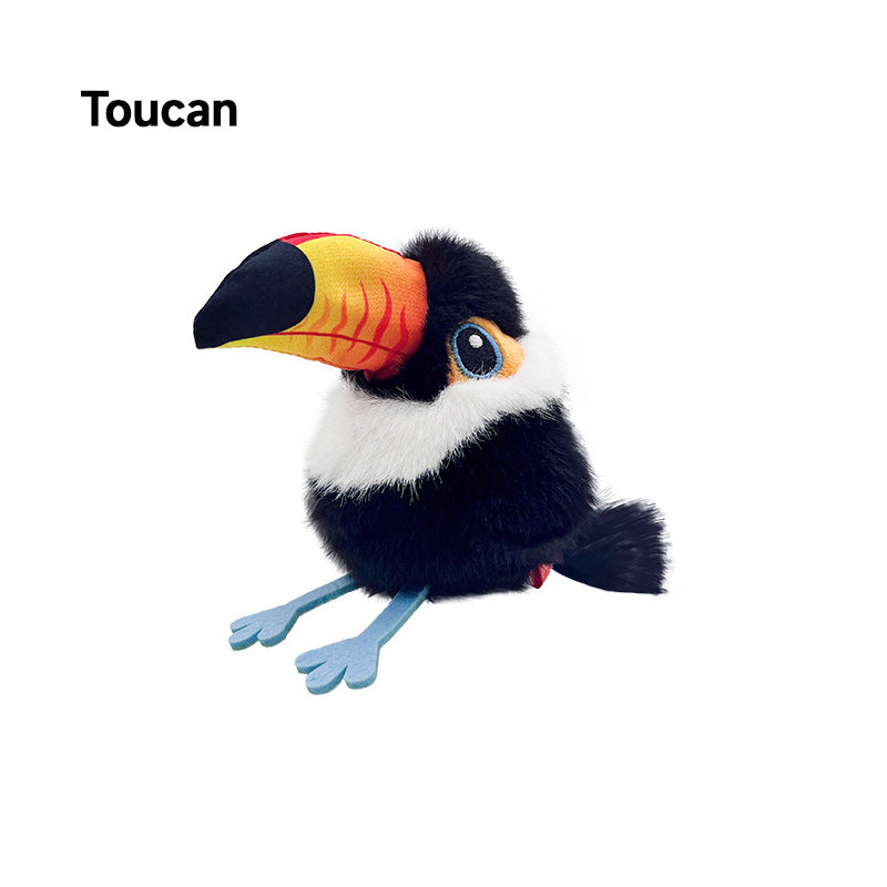 Lifelike Bird-Shaped Interactive Cat Toy