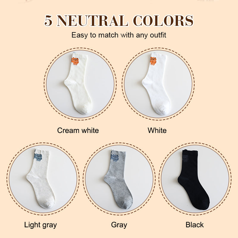 🔥Best Seller🔥Cute Cartoon Cat Crew Socks