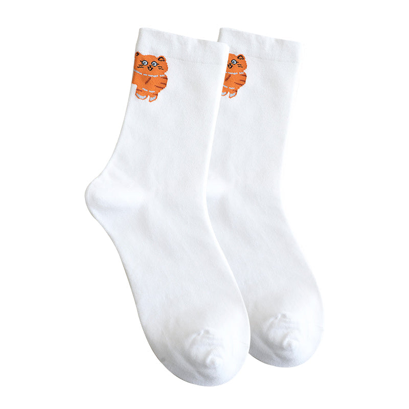 🔥Best Seller🔥Cute Cartoon Cat Crew Socks