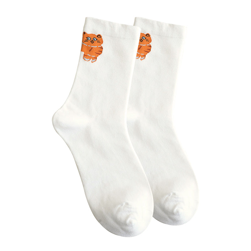 🔥Best Seller🔥Cute Cartoon Cat Crew Socks