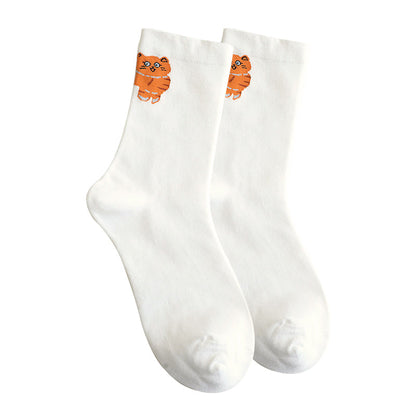 🔥Best Seller🔥Cute Cartoon Cat Crew Socks