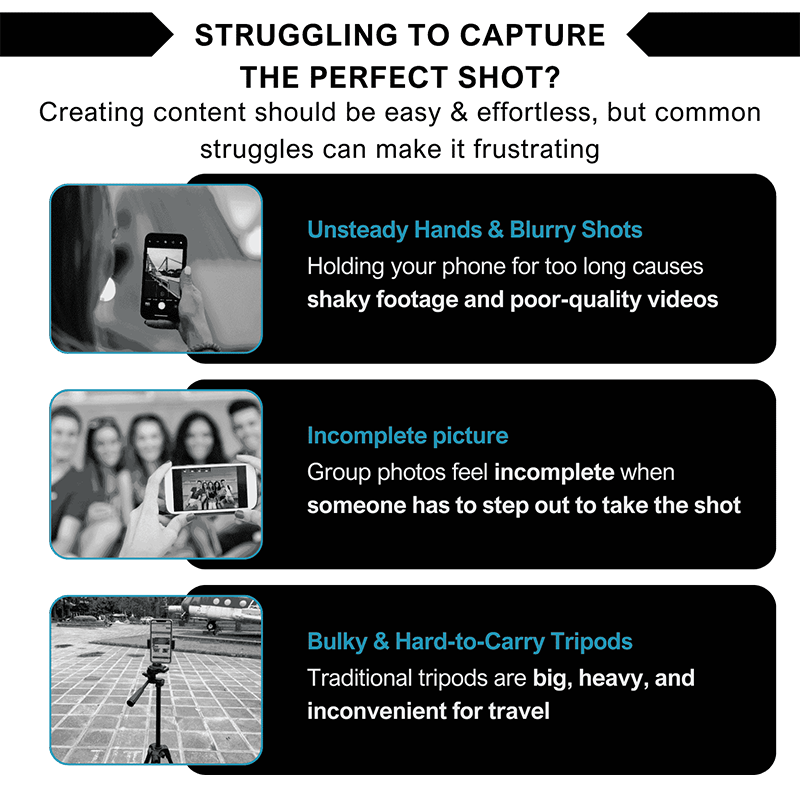 Compact Multi-Function Extendable Selfie Stick